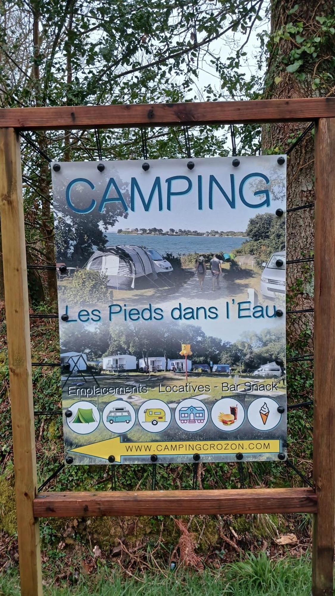 Hebergements Camping "Les Pieds Dans L'Eau" Crozon Zewnętrze zdjęcie